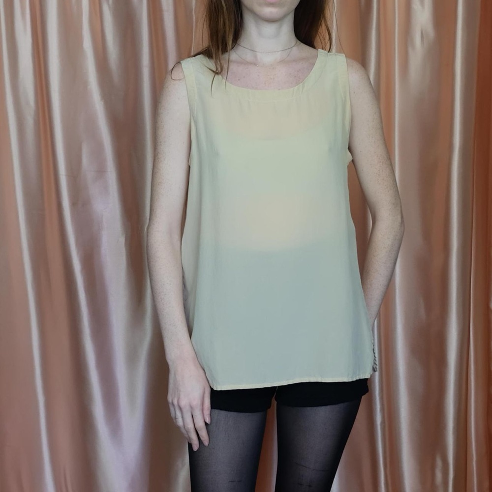 Vintage silk tank top